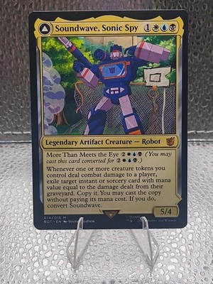Magic The Gathering - Soundwave, Sonic Spy - Transformers 014/015 - Universus 