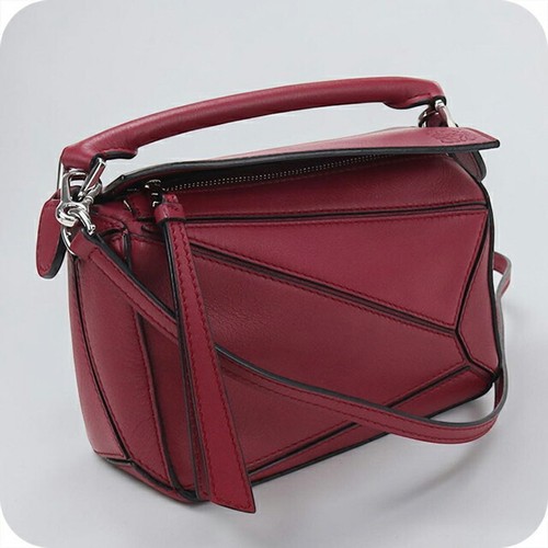 Used LOEWE Handbag Women s Brand LOEWE Puzzle Mini Puzzle Bag 2WAY Red