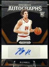 PJ Hall 2024 Panini Prizm Draft Picks Autograph #DPA-PJH - Rookie RC Auto