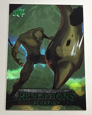 2024 UD Marvel Renditions Spider-Man - Goblin Green - #313/399 Scorpion #64