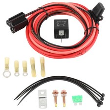 Electric Fuel Pump Relay Wiring Harness Kit Universal Fit 12V System P/N 3024...