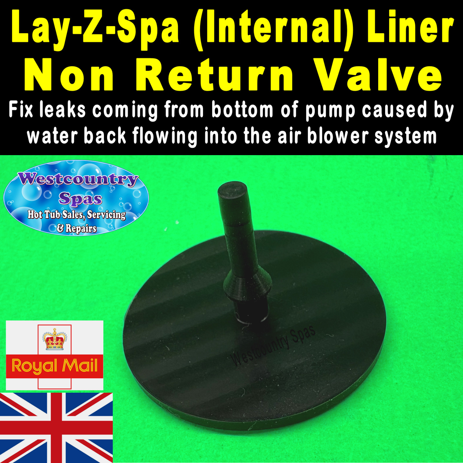 Lay-Z-Spa, Lazy Spa, Bestway ~ Válvula antirretorno (interno) revestimiento ~ corrige fugas