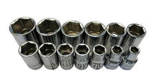 New Snap-on 12 Drive 38 To 1 18 6-point Shallow Socket Set 313twya Unused