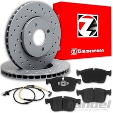 ZIMMERMANN SPORT BREMSSCHEIBEN + BELÄGE VORNE passend für JAGUAR XE + XF II