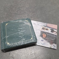 NEW Creative Memories 7 x 7 Green Album Gold Trim 12 Pages Page Protectors