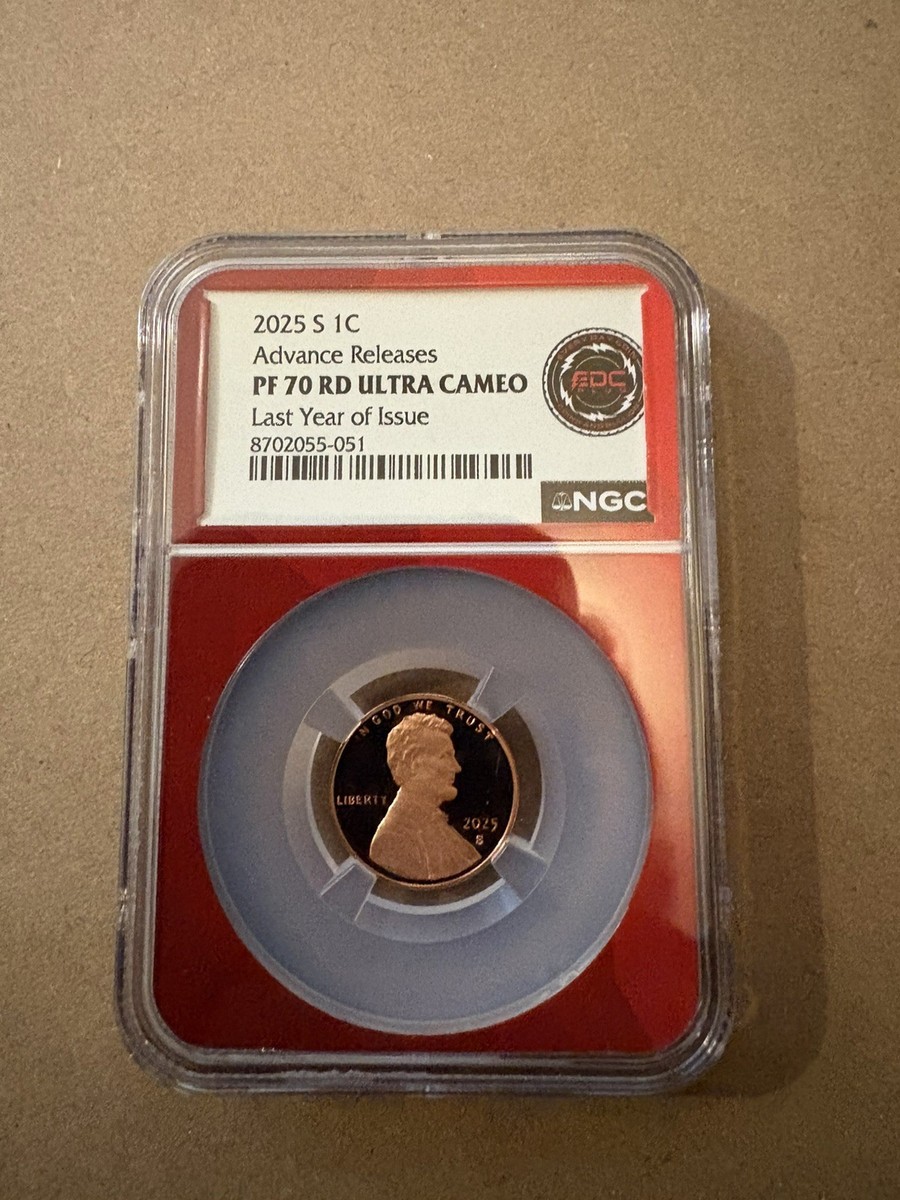 2025 S 1C LIMITED ADVANCE RELEASE PF 70 RD ULTRA CAMEO | eBay