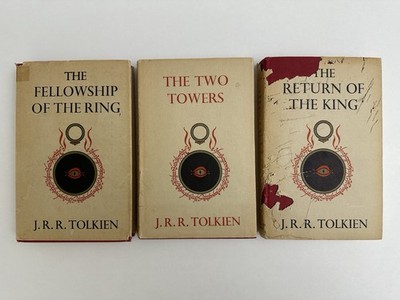 J.R.R. Tolkien Lord of the Rings 3 Volumes 11 11 & 14th Edition 1965 - Maps - HC