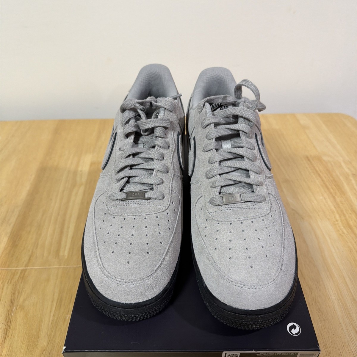 Size 12.5 - Nike Air Force 1 '07 LV8 Smoke Grey Suede HQ1966-001