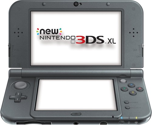 Nintendo New Nintendo 3DS XL Konsole Metallic Black Top IPS Luma3DS Top Zustand
