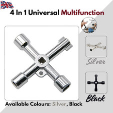 4 in 1 Universal Utility Cross Wrench Electrician Plumber Switch Tools