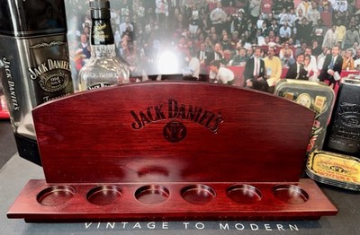 Vintage Jack Daniels Limited Edition Whiskey Shot Glass Display Shelve/Counter