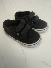 VANS Black and White Sneakers for Baby Size 5 Toddler Shoes