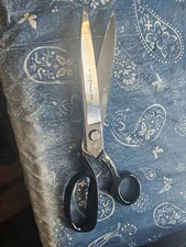 Vintage Clauss No.3312 Large Bent Trimmer Scissors Made in USA