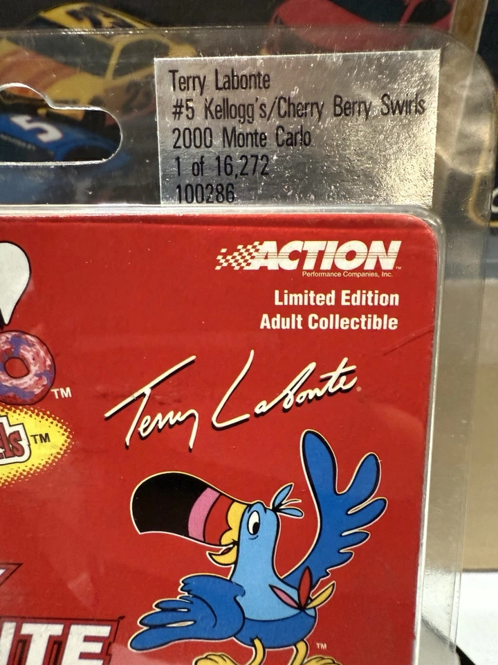 Terry Labonte #5 Kellogg’s Cherry Berry Swirls 2000 ACTION 1/64 Nascar Diecast - Image 4 of 4