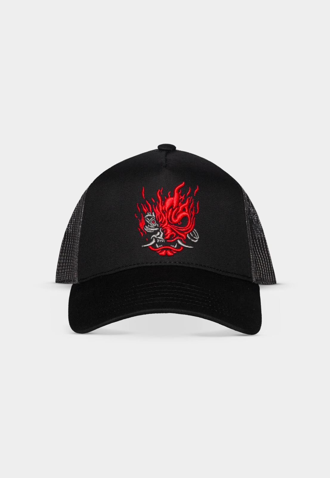 OFFICIAL CYBERPUNK 2077 SAMURAI BLACK SNAPBACK TRUCKER BASEBALL CAP HAT