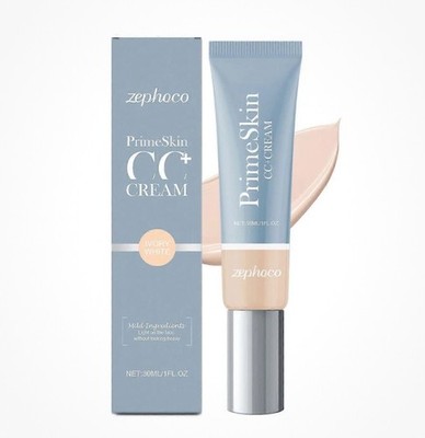 Zephoco CC Cream Ivory White Light On The Face Without Look Heavy 30ml