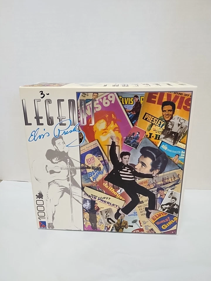 Nuevo rompecabezas de 1000 piezas Elvis Presley Legends cárcel azul roca Hawaii Foto 2 de 4