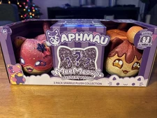 Aphmau MeeMeows Mystery 6" Plush 3 Pack Sparkle Carnival Treats Litter Kitty Cat