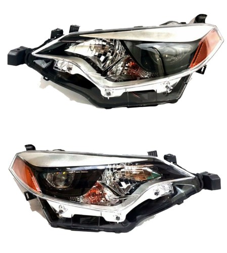 For 2014 2015 2016 Toyota Corolla LED Headlights Right Left Driver Passenger Set