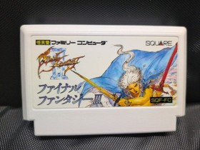 Final Fantasy III Cassette Famicom software with box and manual M2607