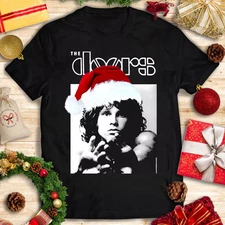 The Doors Jim Morrison Merry Christmas T Shirt Full Size S-5XL