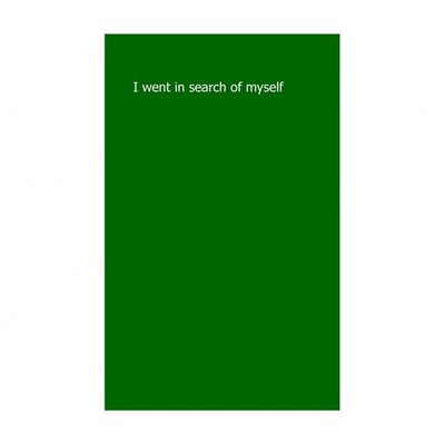 I went in search of myself