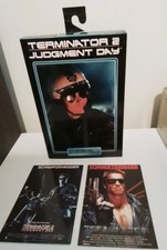 Neca - Terminator 2 7" Action Figure Ultimate T-1000 (Motorcycle Cop)+postcards