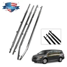 4Pieces Weatherstrips Seal Door Belt Molding Fit for 2011-2017 Honda Odyssey