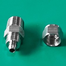 FOR 316L quick connect connector with 1/4NPT external thread outer wire-4*2.5