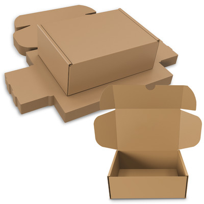(Large Size) Blank Shipping and Replacement Shoe Box - 14.625'' X 9.50'' X 5.125''