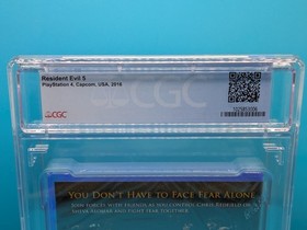 Resident Evil 5 PlayStation 4 PS4 CGC 9.9 A++ Sealed Graded NOT WATA VGA