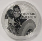 2019 1oz .999 Fine Silver Tuvalu Captain America Round