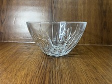 Heavy Lead Crystal Starburst Serving Bowl