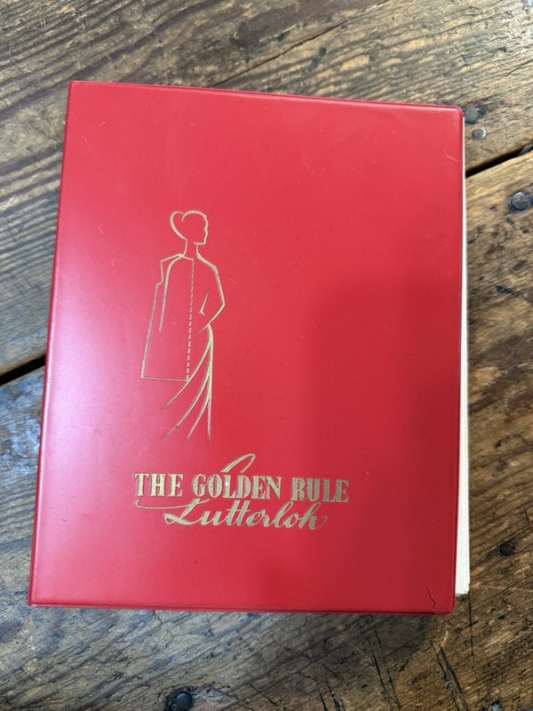 VINTAGE THE GOLDEN RULE MODEVERLAG  LUTTERLOH BOOK PRINTED IN GERMANY