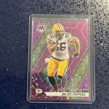 2025 Panini Mosaic Purple Disco /50 Julius Peppers #207 GB Packers/ Panthers HOF