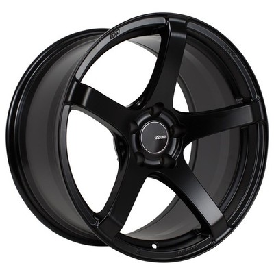 1 New 18x9.5 Enkei Kojin Matte Black Wheel/Rim 5x114.3 5-114.3 5x4.5 18-9.5 ET30