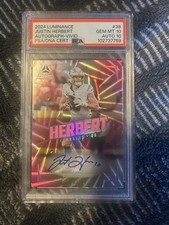2024 Panini Luminance - Justin Herbert #38 Vivid Autographs /10 (AU)