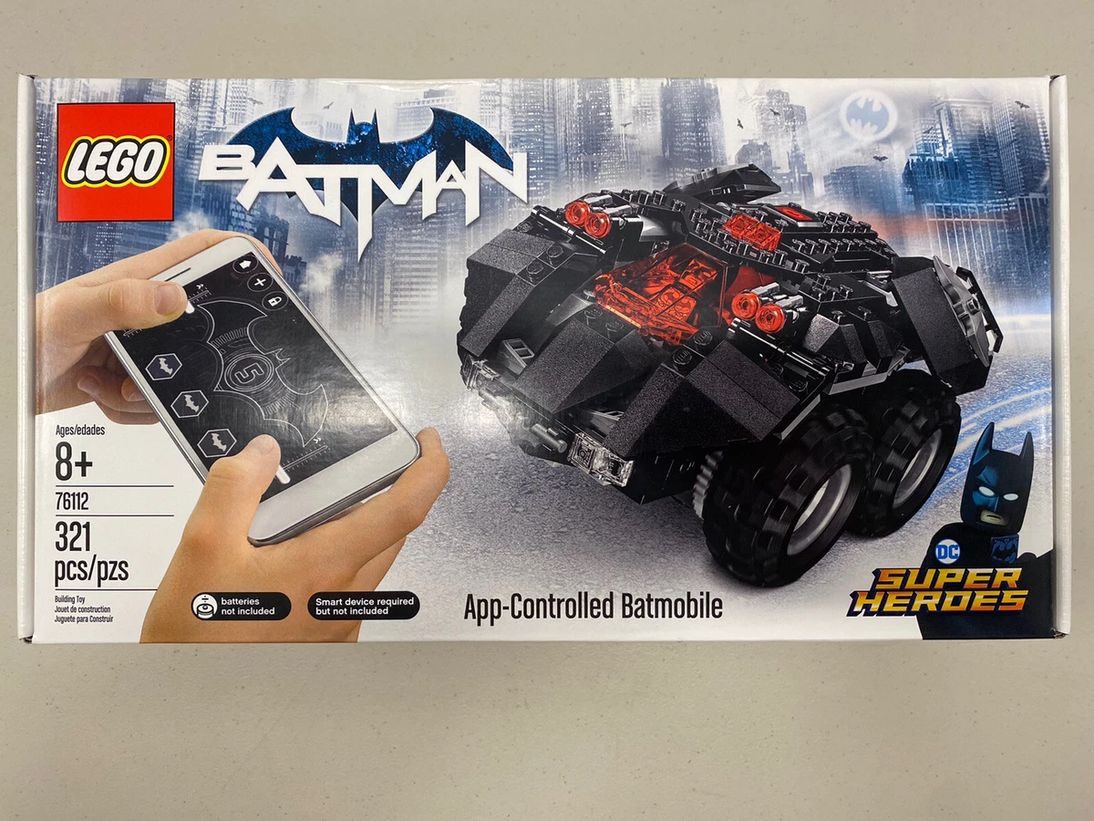 Lego batman 76112 sales app controlled batmobile