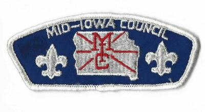 Mid Iowa Council BSA MIC CSP WHITE Border [NAN-2483]