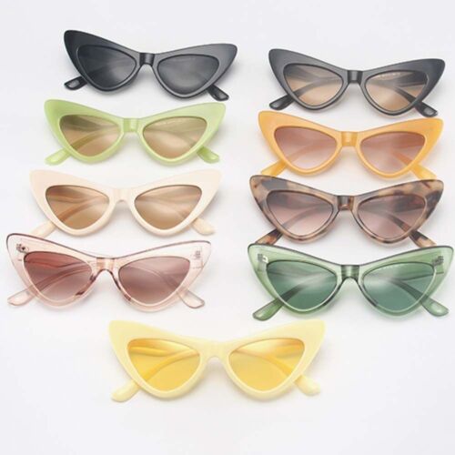 Cat Eye Sunglasses Men's Eyewear Triangle shape Glasses Women's Sunglasses - Picture 1 of 15