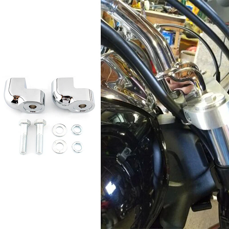 Алюминиевые стояки руля с ЧПУ для Honda VTX1300C 2004 2005 2006 2007 2008 2009 годов выпуска - Изображение 4 из 4