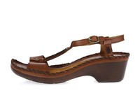 Womens Ariat Atlantic 225940 Brown Leather T-strap Sandals Sz. 9.5 B on sale Womens Ariat Atlantic 225940 Brown Leather T-strap Sandals Sz. 9.5 B on sale