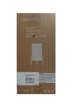 JONATHAN Y Kai 16.5 in. Brown Coastal Minimalist Rattan LED Table Lamp JYL4043A