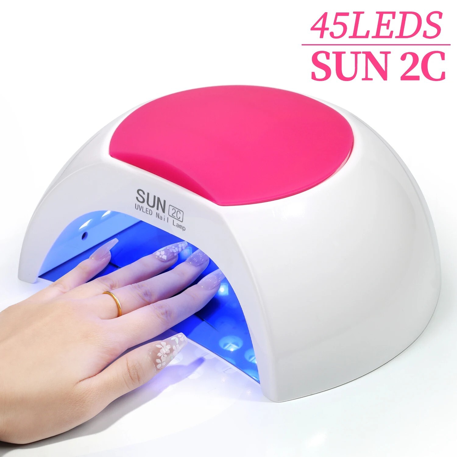 Sun2C Nail Lamp 48W Gel Polish Dryer Pedicure Light Manicure Lamp Nail Art Dryer-image