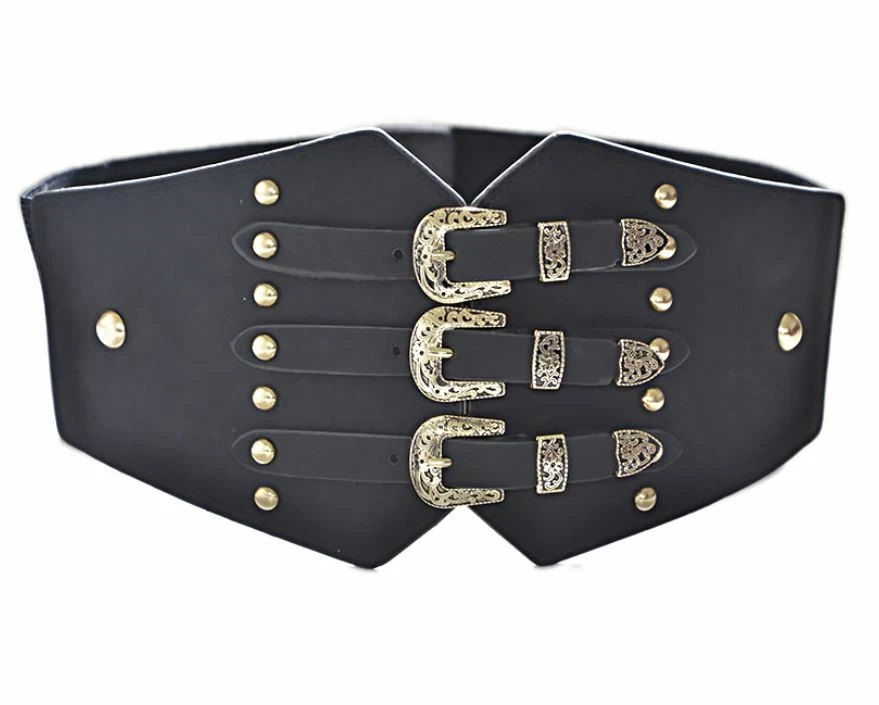 Elastic Waist Corset Belt Womens Waist Cincher Belt Adjustable Waist Band - image 3 of 4