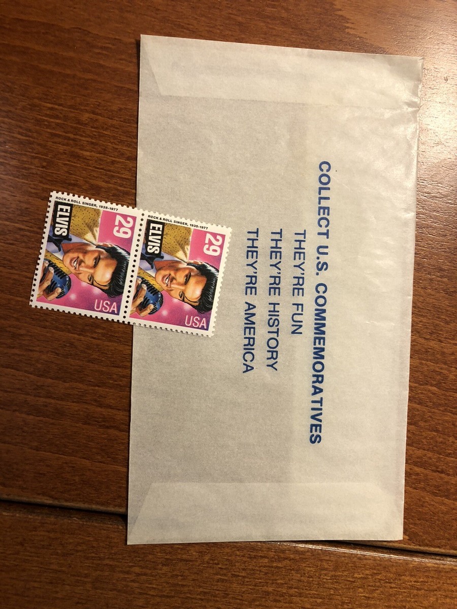 KGStamp RARE MNH SC# 2721 ELVIS STAMP Color Shift Error BLACK