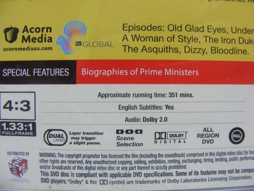 Number 10 DVD Box Set (2009) Acorn Media region Free PAL. Prime Ministers. - Picture 4 of 6
