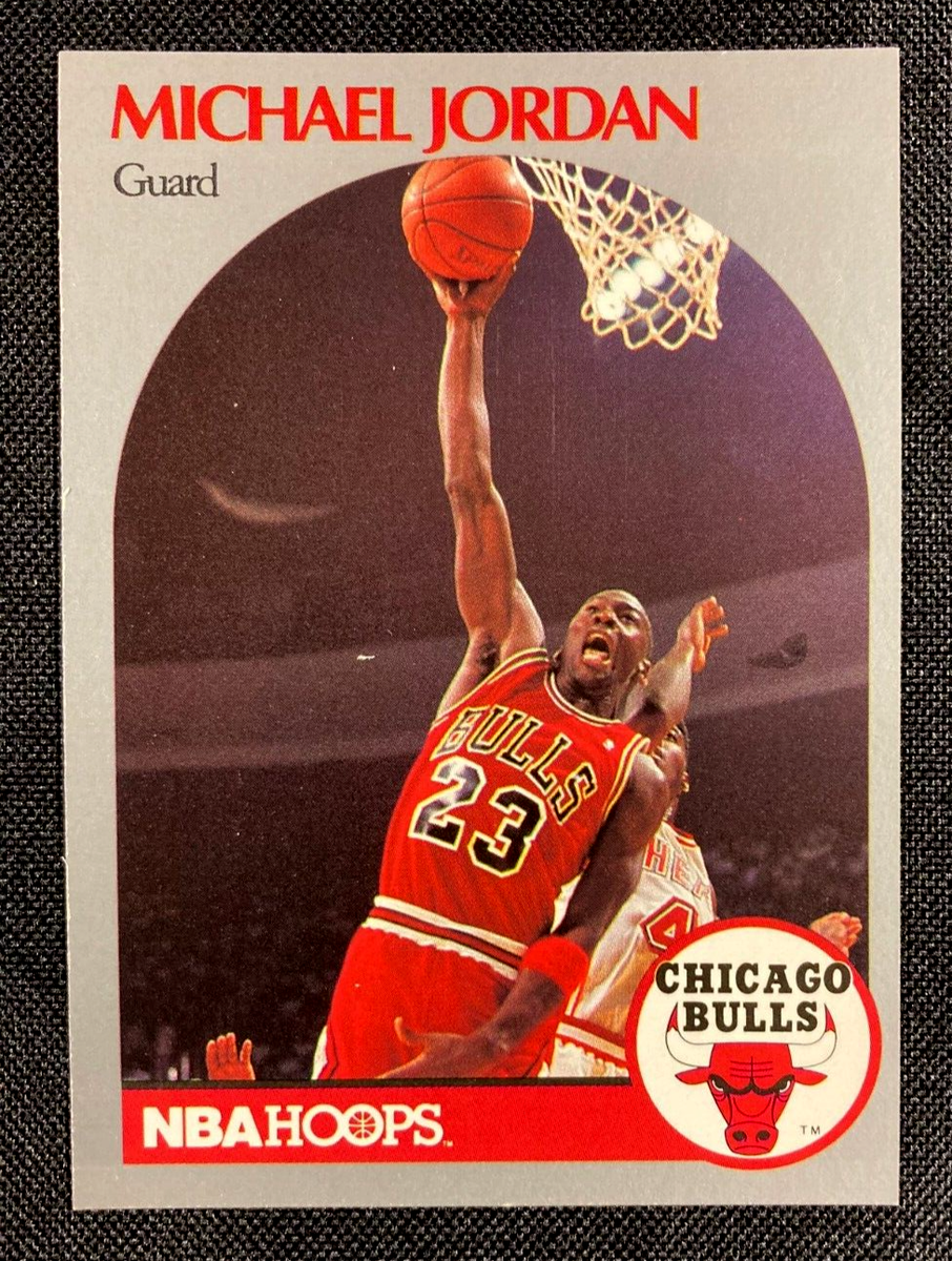 1990-91 NBA Hoops Basketball Card Michael Jordan #65 CF | eBay