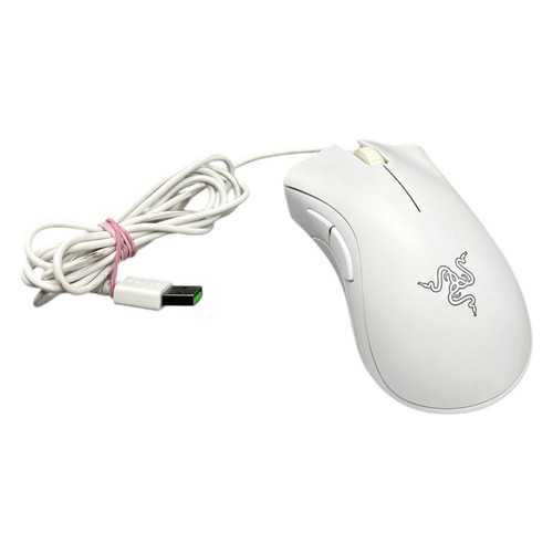 Razer DeathAdder Essential Gaming Mouse 6.400 DPI Ergonomic Mercury Weiß RZ01 - Bild 4 von 11
