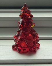 Mosser Glass USA MINI Christmas Tree - RED - ...